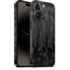 TF Skins Skin adatta per iPhone 13 Pro Max Skin/pellicola protettiva per il retro e i lati con protezione per fotocamera da graffi (Shadow Black)