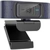Spedal Webcam 1080P Full HD con Microfono - webcam per pc con autofocus & cover USB Camera per Videochiamate Conferenze Streaming Plug & Play Per Skype Zoom FaceTime PC/Mac/Laptop/Desktop/XBox
