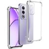 REY Cover in Gel TPU Anti-Shock per Oppo A80 5G - A3 PRO 5G, Morbido Silicone Custodie Protettivo Case, Anti-Scratch, Protettiva Sottile Back Cover