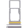 Generico Ricambio compatibile con Samsung Galaxy A17 4G SM-A175F / A17 5G SM-A176B Try tray Vassoio alloggio porta scheda Card Sim 1 + SLOT SIM 2 o slitta per lettore Memoria Micro Sd (Nero) (Gray)