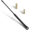 MDLSDE Antenna Auto Potente 28 cm, Antenna Radio Auto AM FM per Autoradio Universale per Tutti i Modelli Ricezione Segnale FM Dab Ottimale con Filettatura M4 M5 Tetto Sostituzione Alta Qualità