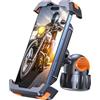 Coolpow Porta Cellulare Moto Installazione Rapida & 360° Rotabile, Supporto Telefono Bicicletta Universale Compatibile con iPhone 17 Pro Max 16 15 Plus,GalaxyS26/S25, 4.7''-6.8 Smartphones