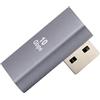 NFHK 10 Gbps USB3.0 Male to Female Extension Power Data Video Adapter Low Profile 90 Degree Right Angled Type