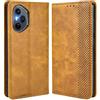 MOJIA Cover per Honor 400 Pro, PU Custodia Antiurto Resistente ai Graffi, Custodia Flip Portafoglio per Telefono con Supporto e Slot per Schede. Marrone