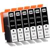 Yowell 6x 364XL Nere Cartucce Compatibili con HP 364 364 XL Nero per Photosmart 5520 5510 5520 5524 5524 6520 5515 7520 Deskjet 3520 Officejet 4620 4622