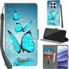 PHINIENLAND Cover per Xiaomi Redmi Note 14 Pro 4G/5G /Note 14 Pro+ 5G Case PU Pelle Custodia [Kickstand] [Chiusura magnetica] [Slot per Schede], Portafoglio Flip Custodia per Xiaomi Poco X7,Dente di leone,Animale