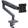 ONKRON Supporto per Monitor 17-45 pollici, 15 kg, Braccio Monitor Scrivania con VESA 75x75-100x100 mm, Porta Schermo Regolabile, Girevole e Inclinabile, Supporto Schermo PC in Colore Grafite G95-G