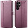 Verco Custodia a libro per Samsung Galaxy S23 Ultra, 6,8 pollici, Custodie Cellulari per Samsung S23 Ultra 5G, colore: Mora