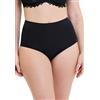 Sans Complexe - Perfect Touch - Mutandine a Vita Alta con Effetto Pancia Piatta - Effetto seconda Pelle - Donna - Nero - XL