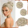 Sofeiyan 2PCS chignon finto per capelli,Ondulato Chignon Finto per Capelli con Elastico,Sintetica Coda di Posticci per Capelli per Donne,27.613.60#