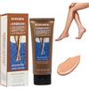 KUIRUNRX Trucco per le Gambe Impermeabile, Lozione per il Trucco Delle Gambe, Fondotinta impermeabile per il Trucco del Corpo, Copertura del Tatuaggio (Bronze)