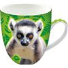 Animug - Lemure Dalla Coda Ad Anelli di Deluxebase. Tazza grande in Ceramica da 450 ml. La tazza lemure è un'ottima aggiunta alle tue tazze e tazzine o un perfetto regalo a tema lemure