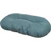 Croci Hydro - Cuscino per cane Ovale, Impermeabile Idrorepellente, Sfoderabile, Lavabile facile da pulire, Petrolio, 61x40 cm