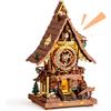 Does not apply Puzzle 3D Legno Orologio a Cucù Modellismo Da Costruire Adulti Idea Regalo Donna