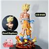 Dragon Ball Z Goku Figure 2 Heads Led Base Super Saiyan Action Figure