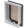 Flamingo Cat Mate 4 way locking cat flap 235W Gattaiola Bianco