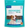 Virbac VeggieDent strisce masticabili per cani S (5 - 10 kg) (15 pezzi) 1 confezione