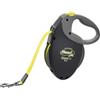 Flexi Giant Neon M Tape guinzaglio avvolgibile 8 metri Nero