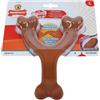 Nylabone Extreme Chew Wishbone giocattolo da masticare in nylon per cani (gusto bisonte) Large