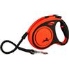 Flexi XTREME Orange M Tape guinzaglio avvolgibile 5 metri Per pezzo