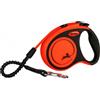Flexi XTREME Orange L Tape guinzaglio avvolgibile 5 o 8 metri 5 metri