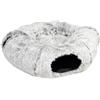 Laroy Snug tunnel e cuccia a ciambella grigio chiaro per gatti Per pezzo