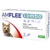Amflee Combo spot-on 67 mg antiparassitario per cani S (2 - 10 kg) 2 x 3 pipette
