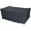 Tepro Universale, Gruppo Telo di Copertura, Rettangolare, Grande, Nero, 150 x 350 x 95 cm, 8129