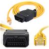 Yalgdlen Enet OBD2 OBDii RJ45 cavo Ethernet a OBD compatibile con BMW F/G serie ista