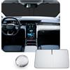 CDEFG [Aggiornamento] CDEFG Compatibile con Ford Explorer EV 2025 2026 Parasole Coperture Parabrezza Ombrellone Anteriore Parabrezza Auto Parasole Accessori