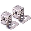 Biqing Staffa per Faretto Moto,2PCS Universale Acciaio Inossidabile Staffa per Faretti a LED Modificati per Moto Angolo Regolabile Adatto per Luci Moto con Morsetto a Tubo