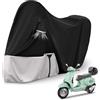 Kistrba Telo moto per esterno per Piaggio Vespa GTV GTS GT60/125/200/250/300 (con bagagliaio), 420D tessuto Oxford impermeabile resistente all'inverno telo coprimoto copri moto