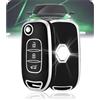 LELNOOS Cover Chiave Auto, Silicone Custodia Chiave Protettiva Copri Chiavi per Renault Clio 5 Twingo 3 Kangoo 3 Megane 4 Trafic 3 Captur Express Kadjar Dacia Duster Dokker Sandero Stepway Stepway