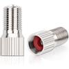 Yeepeo 2 Pezzi Prolunga per Valvola Auto, Adattatore per Valvola da 19mm, Prolunga per Valvola Auto in Rame Dritta, Adattatore per Valvola Auto per Scooter, Auto, Autoveicoli