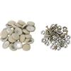 topolenashop Kit Riparazione Cielo Auto 40 Pezzi | Viti per Rivestimento Tetto Auto, Clip Fissaggio Tettuccio Interno Beige/Grigio - Fermi per Rivestimento Cadente Facili da Usare Art.153321/15332 (Beige)