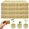 GBKDQQ 200 pezzi di lana di roccia, 25 x 25 x 25 mm, cubo di roccia, buona permeabilità all'aria, tappetino per la coltivazione di piantine senza suolo