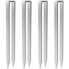 Aoreun Ancoraggio a terra per arco di rose, 4 Pezzi Argento U-Shaped Ground Anchor per il fissaggio dell'arco di rose, tubi dell'acqua (30 x 2,9 x 2,1 cm, argento)
