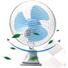 RobertAgor ALLPRESS MINI VENTILATORE A PINZA CON DOPPIO SNODO 3 PALE SCRIVANIA TAVOLO CASA UFFICIO