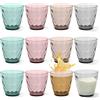 PORFOYO Confezione Da 12 Bicchieri in Plastica: Bicchieri Acqua Colorati, Riutilizzabili, Lavabili in Lavastoviglie, Bicchieris Da Bere in Plastica Colorata Ideali per Campeggio, Picnic, Spiaggia