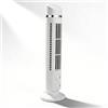 Sxhlseller Ventilatore a Torre Oscillante Ventilatore Senza Pale, Ventilatore da Ufficio Silenzioso con Oscillazione di 90 Gradi, Ventilatore da Tavolo Portatile con Luce per Camera da