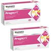 NAMED NATURAL MEDICINE NAMED Progepril Integratore Alimentare Naturale per Benessere Femminile | Supporto per Ciclo Mestruale e Menopausa | Integratori Stanchezza e Vitalità | 2 Confezioni da 28 Compresse