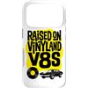 Raised On Vinyl And V8s Custodia per iPhone 17 Pro Rialzato su vinile e V8s Retro Vintage Music And Cars