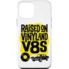 Raised On Vinyl And V8s Custodia per iPhone 12 mini Rialzato su vinile e V8s Retro Vintage Music And Cars