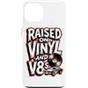 Raised On Vinyl And V8s Custodia per iPhone 13 Rialzato su vinile e V8s Retro Vintage Music And Cars
