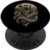 Marine Submersible Salvage Diver Equipme Casco subacqueo vintage nautico oceano acque profonde PopSockets PopGrip Adesivo
