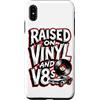 Raised On Vinyl And V8s Custodia per iPhone XS Max Rialzato su vinile e V8s Retro Vintage Music And Cars