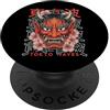 TOKYO WAVES Oni Mask Designs Yokai Oni Maschera Diavolo Giapponese Demone Tattoo Oni Mask PopSockets PopGrip Adesivo