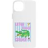 Happy Kinder Kids Co. Custodia per iPhone 14 Plus Più tardi Kinder Grader Alligator School Graduate