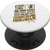 Property Inspector Building Survey Desig Home ispettore gioco di parole Proprietà divertente Ispezione domestica PopSockets PopGrip Adesivo