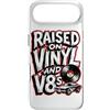 Raised On Vinyl And V8s Custodia per iPhone Air Rialzato su vinile e V8s Retro Vintage Music And Cars